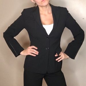 Woman's black suit BCBG
